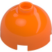 LEGO Orange Brick 2 x 2 Round with Dome Top (with Axle Holder) (3262 / 30367)