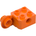 LEGO Orange Stein 2 x 2 mit Loch, Hälfte Drehgelenk Ball Vertikal (48171 / 48454)