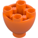 LEGO Orange Brique 2 x 2 x 1.3 Rond Inversé Dome (24947)