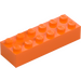 LEGO oranžová Kostka 2 x 6 (2456 / 44237)