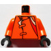 LEGO Orange Voiture 56 Racers Conducteur Torse (973 / 73403)