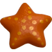 LEGO Orange Clikits Small Star with Starfish Decoration (45463)