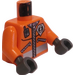 LEGO Orange Coast Guard Jacket and Logo with Dark Stone Gray Hands (973)