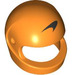 LEGO Orange Crash Helmet with McLaren Logo (2446 / 108315)