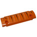 LEGO Orange Curved Panel 11 x 3 with 2 Pin Holes with Sheet Metal Indentations (Right) Sticker (62531)