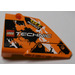 LEGO Orange Curved Panel 13 Left with &#039;LEGO TECHNIC&#039;, &#039;OFF ROAD&#039; Sticker (64394)