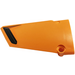 LEGO Orange Curved Panel 17 Left with Air Intake Grille Sticker (64392)