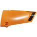 LEGO Orange Curved Panel 18 Right with Air Intake Grille Sticker (64682)