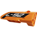 LEGO Orange Curved Panel 4 Right with &#039;L-92&#039; Sticker (64391)