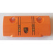 LEGO Orange Incurvé Panneau 7 x 3 avec Porsche logo et bag straps Autocollant (24119)