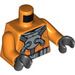 LEGO Orange Deap Sea Diver with Orange Outfit Minifig Torso (973 / 76382)