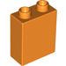 LEGO Orange Duplo Backstein 1 x 2 x 2 ohne Unterrohr (4066 / 76371)