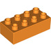 LEGO Oranje Duplo Steen 2 x 4 (3011 / 31459)
