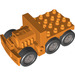 LEGO Orange Duplo Truck Bottom 5 x 9 (47424)