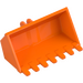 LEGO Orange Baggerschaufel 3 x 6 mit Click Scharnier 2-Finger (21709 / 30394)