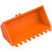 LEGO Orange Baggerschaufel 4 x 8 mit Click Scharnier 2-Finger (47508)