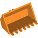 LEGO Orange Excavator Bucket 6 x 3 with Click Hinge 2-Finger (21709 / 30394)