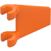 LEGO Orange Flag 2 x 2 Angled without Flared Edge (44676)