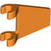 LEGO Oranje Vlag 2 x 2 Angled zonder uitlopende rand (44676)