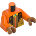 LEGO Orange Golden Ritter Minifigur Torso (973 / 76382)