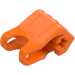 LEGO Oranje Hand 2 x 3 x 2 met Gezamenlijke aansluiting (93575)