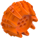 LEGO Orange Hard Plastic Giant Wheel with Pin Holes and Spokes (64712)