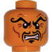 LEGO Orange Head ninjago with decoration (Recessed Solid Stud) (3626)