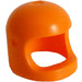 LEGO Orange Helmet with Thick Chin Strap (50665)