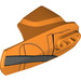 LEGO Orange Hero Factory Armor mit Kugelgelenkpfanne Größe 6 mit Grau line (25173 / 90638)
