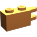 LEGO Orange Hinge Brick 1 x 2 Locking with Dual Finger on End Horizontal