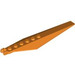 LEGO Orange Hinge Plate 1 x 12 with Angled Sides and Tapered Ends (53031 / 57906)