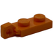 LEGO Orange Hinge Plate 1 x 2 Locking with Single Finger on End Vertical without Bottom Groove (44301 / 49715)