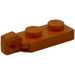 LEGO Orange Hinge Plate 1 x 2 with Single Finger on End Vertical without Bottom Groove (44301 / 49715)