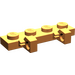 LEGO Orange Hinge Plate 1 x 4 Locking with Two Stubs (44568 / 51483)