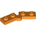 LEGO Orange Hinge Plate 1 x 4 Swivel Assembly (1927 / 19954)
