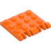 LEGO orange Hængsel Plade 4 x 4 Låsning (44570 / 50337)