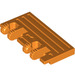 LEGO Oranje Scharnier Trein Gate 2 x 4 Vergrendelings Dual 2 Stubs met verstevigingen aan de achterkant (44569 / 52526)