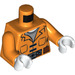 LEGO Orange Joker Torso, Gefängnisuniform mit Grey Undershirt (76382)