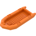 LEGO Orange Large Dinghy 22 x 10 x 3 (62812)