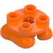 LEGO Orange Legs 2 x 2 with 2 Feet (66858)