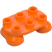 LEGO Oranssi Jalat 2 x 3 jossa 2 Feet (66859)