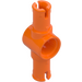 LEGO Oranje Lang Pin met Midden Gat (44874 / 87082)