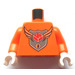 LEGO Orange Master Constructeur Academy Torse avec Rouge Brique et Ailes avec Orange Bras et Blanc Mains (973 / 76382)