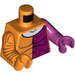 LEGO orange Metamorpho Minifig Torso (973 / 76382)