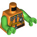 LEGO Orange Michelangelo Jumpsuit Minifig Torso (973 / 76382)