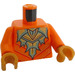 LEGO Orange Minifig Torso Lady of Pain (973)