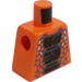 LEGO Orange Minifig Torso without Arms with Snike Scales (973)