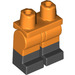 LEGO Oranje Minifigure Heupen en benen met Zwart Boots (3815)