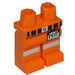 LEGO orange Minifigur Hofter og ben med Reflekterende striber og &quot;Emmet&quot; Name Tag (16247 / 16287)