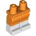 LEGO Orange Minifigure Hüften und Beine mit Weiß Boots (3815 / 21019)